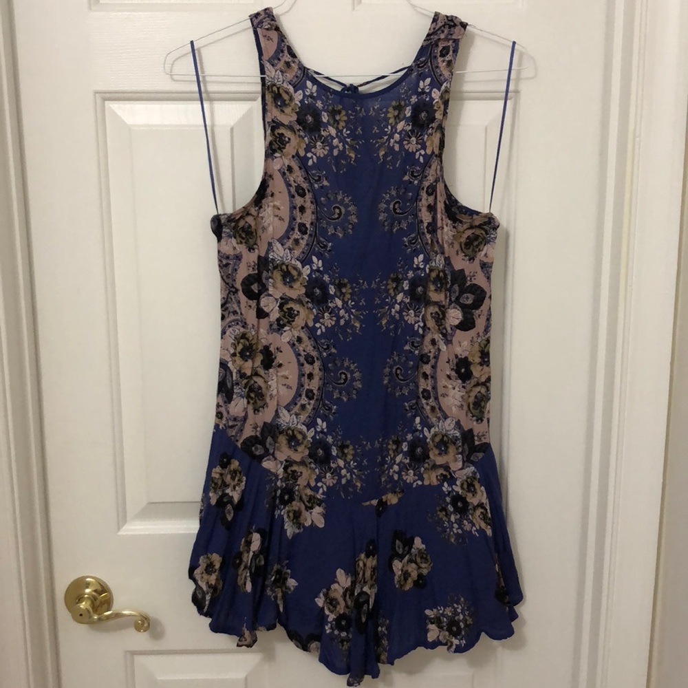 Free people floral slip dress